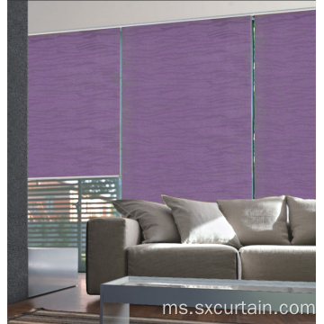 Tekstil Roller Blind Dicelup Fabrik Tirai Polos